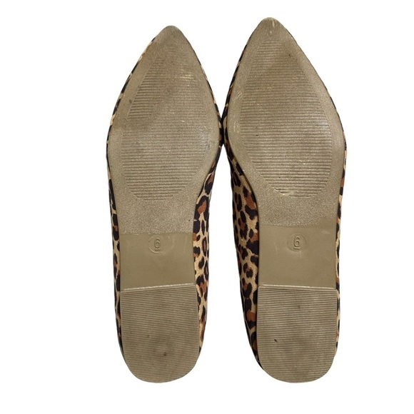 MIA Niles Leopard Print Pointed Toe Flat Womens Size 6 - Picture 5 of 13